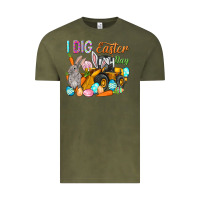 Vintage Olive I dig Easter Day Vintage Tee - HowdyJamesFarm