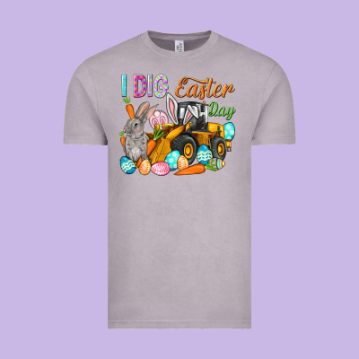 I Dig Easter Day Vintage Tee Designed By Howdyjamesfarm