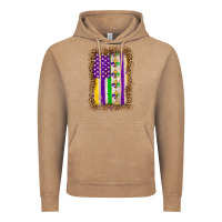 Vintage Coffee mardi gras usa flag leopard Vintage Hoodie - OliviaCreatesArt