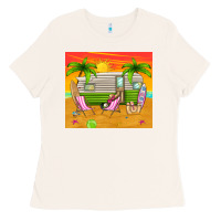 Bone summer caravan Ladies Tee - TumblerDesignByShophia