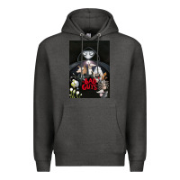 Charcoal Heather Graphic Movies  badguys film Mens Funny Premium Hoodie - longCreatives