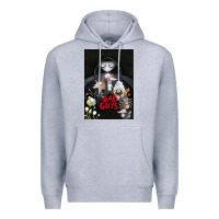 Heather Grey Graphic Movies  badguys film Mens Funny Premium Hoodie - longCreatives