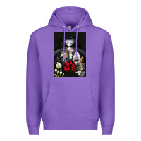 Purple Graphic Movies  badguys film Mens Funny Premium Hoodie - longCreatives