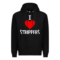 Black I Love Strippers Funny Sex gift Premium Hoodie - longCreatives