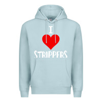Blue Mist I Love Strippers Funny Sex gift Premium Hoodie - longCreatives