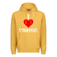 Mustard I Love Strippers Funny Sex gift Premium Hoodie - longCreatives