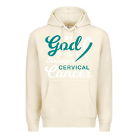 Tofu My God is Stronger Than Cervical Cancer Awareness Warrior Premium Hoodie - longCreatives