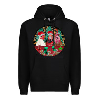 Black Chickens Premium Hoodie - CowhideDigitalArt
