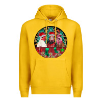 Lemon Chickens Premium Hoodie - CowhideDigitalArt