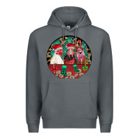 Rock Chickens Premium Hoodie - CowhideDigitalArt