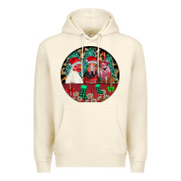Sandshell Chickens Premium Hoodie - CowhideDigitalArt