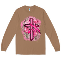 Toasted Coconut breast cancer cross Long Sleeve Tee - FaDigitalArtStudio