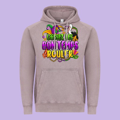 Laissez Les Bon Temps Rouler Olivia Vintage Hoodie Designed By Oliviacreatesart