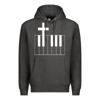 Charcoal Heather Church Organist Premium Hoodie - longCreatives