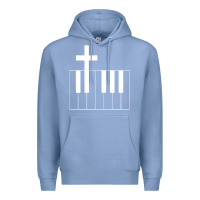 Colony Blue Church Organist Premium Hoodie - longCreatives