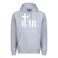 Heather Grey Church Organist Premium Hoodie - longCreatives