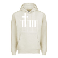 Oatmeal Heather Church Organist Premium Hoodie - longCreatives