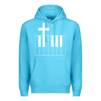 Ocean Blue Church Organist Premium Hoodie - longCreatives