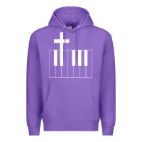 Purple Church Organist Premium Hoodie - longCreatives