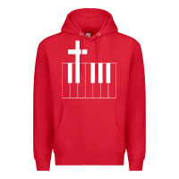 Red Church Organist Premium Hoodie - longCreatives