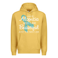 Antique Gold I Have Alopecia Awareness, I Am Beautiful Just Th Premium Hoodie - longCreatives