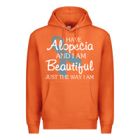 Carrot I Have Alopecia Awareness, I Am Beautiful Just Th Premium Hoodie - longCreatives