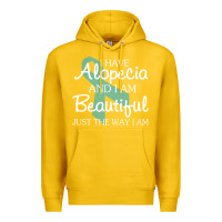 Lemon I Have Alopecia Awareness, I Am Beautiful Just Th Premium Hoodie - longCreatives