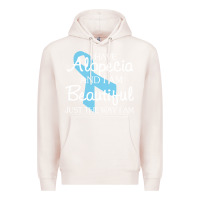 Pale Pink I Have Alopecia Awareness, I Am Beautiful Just Th Premium Hoodie - longCreatives