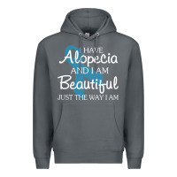 Rock I Have Alopecia Awareness, I Am Beautiful Just Th Premium Hoodie - longCreatives