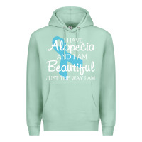 Seafoam I Have Alopecia Awareness, I Am Beautiful Just Th Premium Hoodie - longCreatives