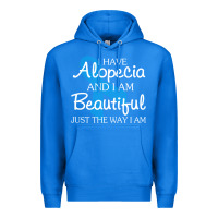 True Royal I Have Alopecia Awareness, I Am Beautiful Just Th Premium Hoodie - longCreatives
