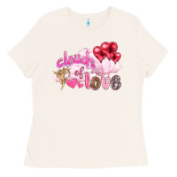 Bone Clouds of love with balloons Valentine's Day Ladies Tee - HowdyJamesFarm