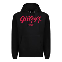 Black GILLEY S BAR URBAN COWBOY GILLEYS TEXAS Premium Hoodie - longCreatives