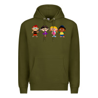 Army Green Little Einsteins Premium Hoodie - longCreatives