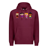 Burgundy Little Einsteins Premium Hoodie - longCreatives