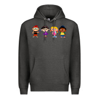 Charcoal Heather Little Einsteins Premium Hoodie - longCreatives