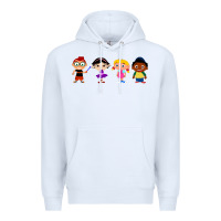 White Little Einsteins Premium Hoodie - longCreatives