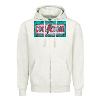Oatmeal Heather western coll mom    license  plaid  templata Zipper Hoodie - BarkalooDesign