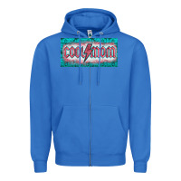 True Royal western coll mom    license  plaid  templata Zipper Hoodie - BarkalooDesign
