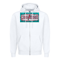 White western coll mom    license  plaid  templata Zipper Hoodie - BarkalooDesign