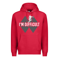 Cardinal I'm Difficult Double Black Diamond Skiing Premium Hoodie - longCreatives
