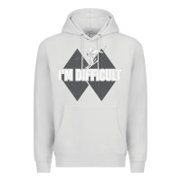 Dove Grey I'm Difficult Double Black Diamond Skiing Premium Hoodie - longCreatives