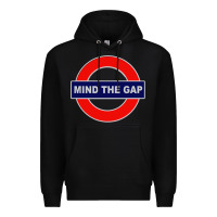 Black Mind The Gap Premium Hoodie - longCreatives
