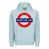 Blue Mist Mind The Gap Premium Hoodie - longCreatives