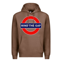 Chestnut Mind The Gap Premium Hoodie - longCreatives