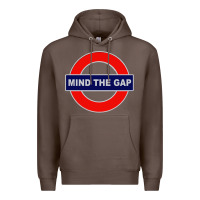Coffee Mind The Gap Premium Hoodie - longCreatives