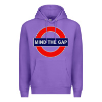 Purple Mind The Gap Premium Hoodie - longCreatives