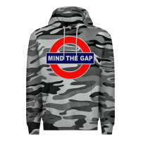 Slate Camo Mind The Gap Premium Hoodie - longCreatives