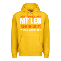 Lemon Quit Pulling My Leg Ampu Wheelchair Prosthetic Premium Hoodie - longCreatives