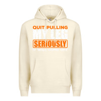 Sandshell Quit Pulling My Leg Ampu Wheelchair Prosthetic Premium Hoodie - longCreatives